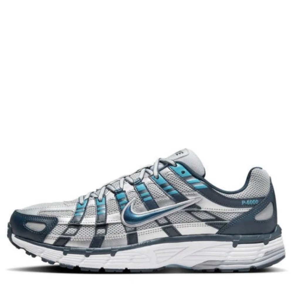 Nike P-6000 Armory Navy/Metallic Silver White Men's 9.5 Athletic Shoes